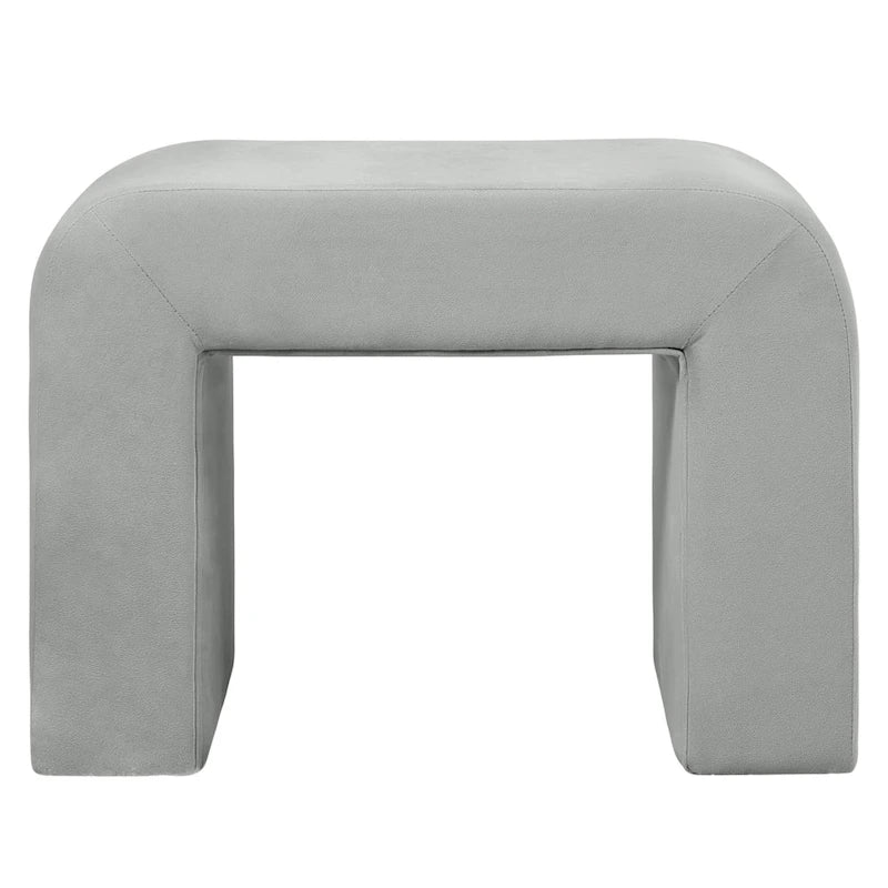 26 bancs modernes rembourrés en velours ou bouclette avec siège en mousse matelassée pour salon, chambre, bureau à domicile
