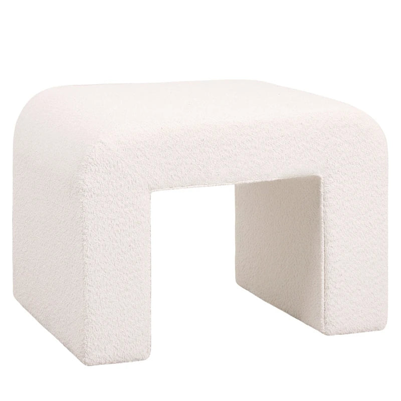26 bancs modernes rembourrés en velours ou bouclette avec siège en mousse matelassée pour salon, chambre, bureau à domicile