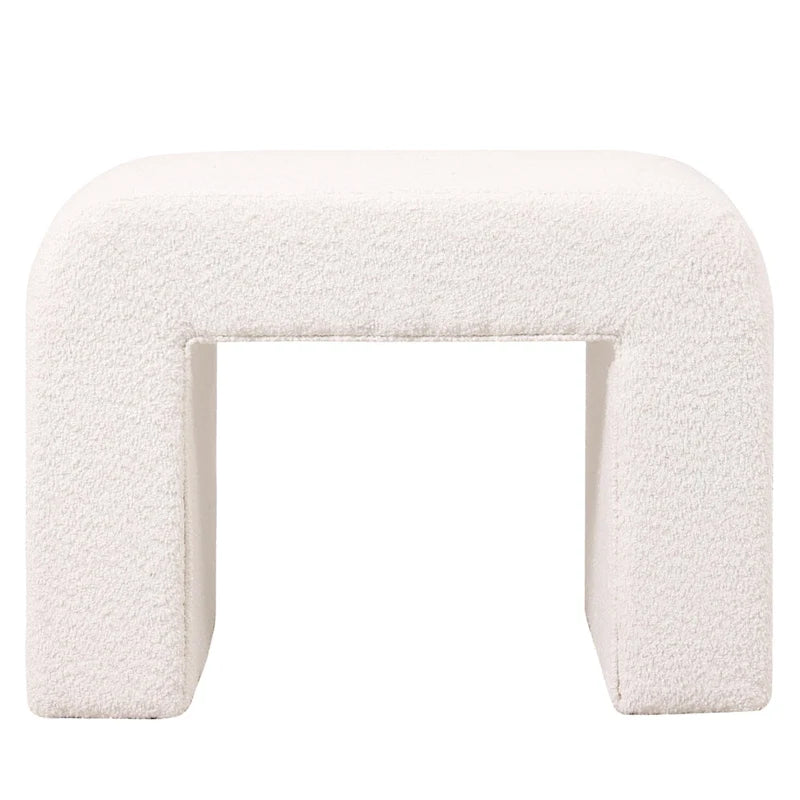 26 bancs modernes rembourrés en velours ou bouclette avec siège en mousse matelassée pour salon, chambre, bureau à domicile