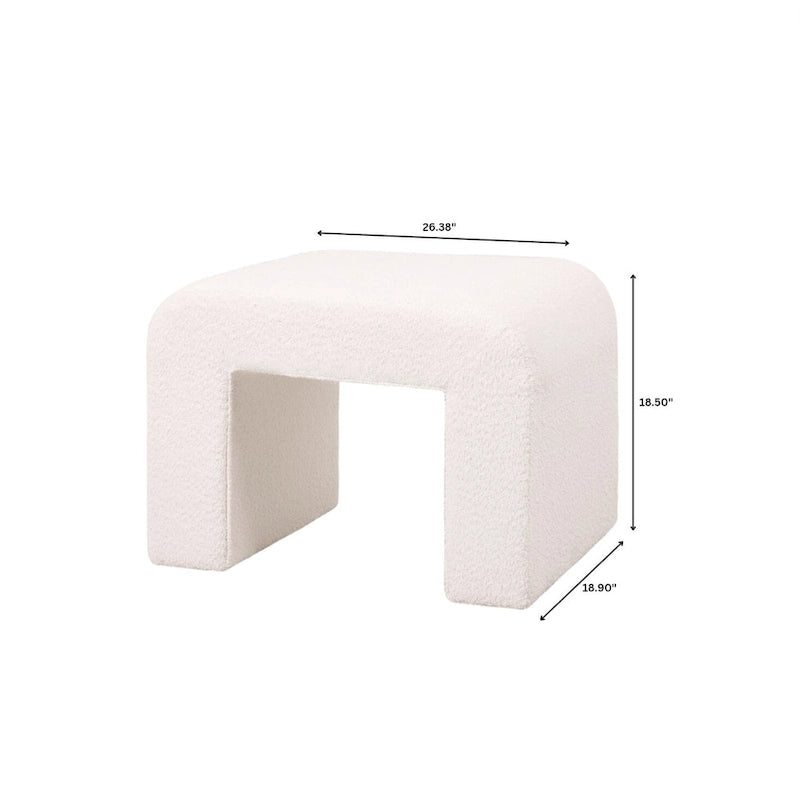 26 bancs modernes rembourrés en velours ou bouclette avec siège en mousse matelassée pour salon, chambre, bureau à domicile