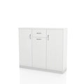 Ekko Contemporary 10-Shelf Shoe Cabinet with 1-Drawer by Furniture of America