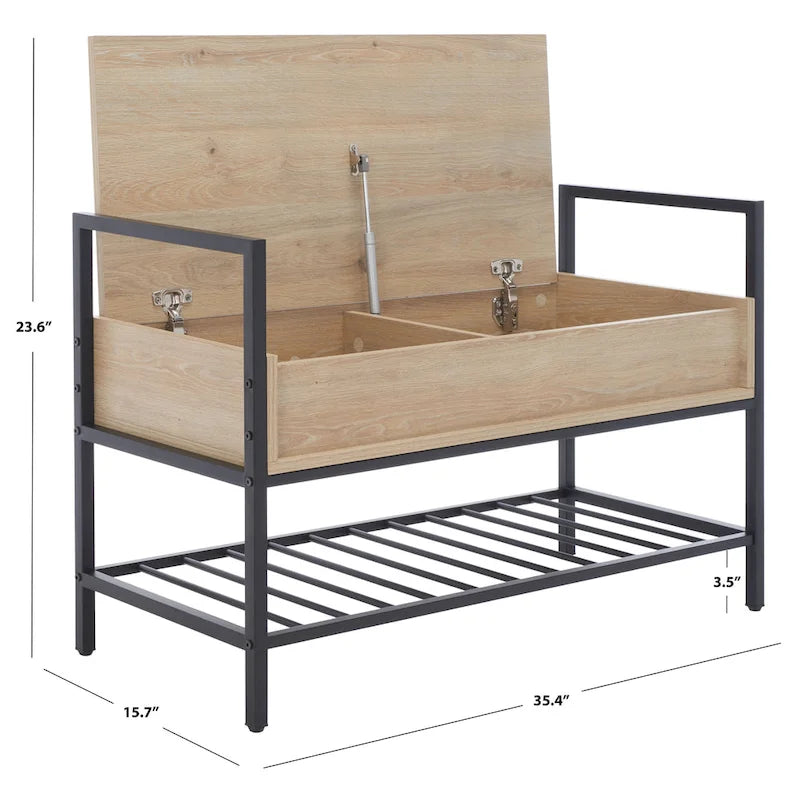 Banc de rangement - 35 L x 16 P x 24 H