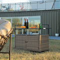 Chariot de service pour vin de terrasse