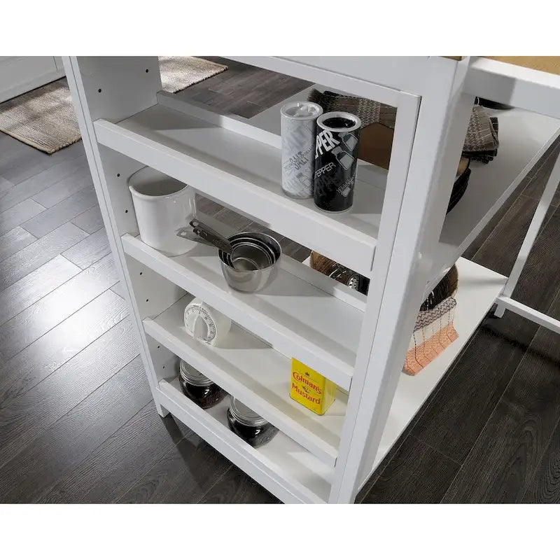 Îlot de cuisine Chêne baltique/Blanc