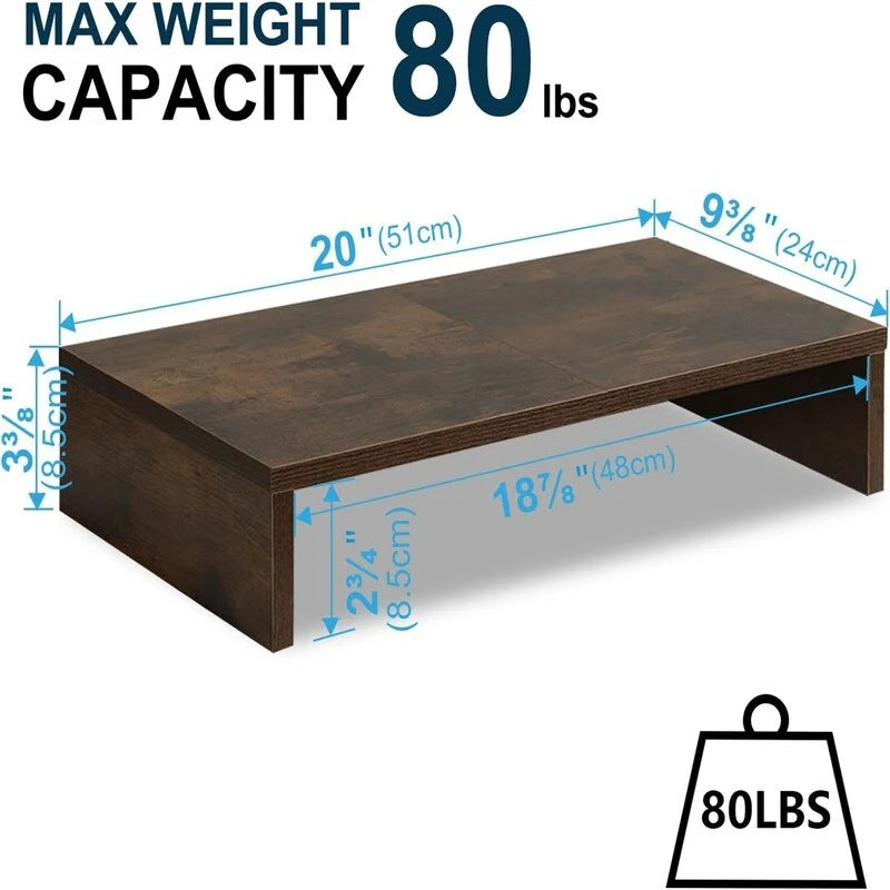 Support moniteur rehausseur 20 pouces