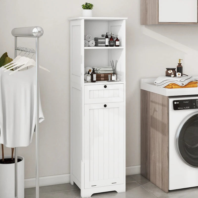 Meuble de tri de linge inclinable à un tiroir