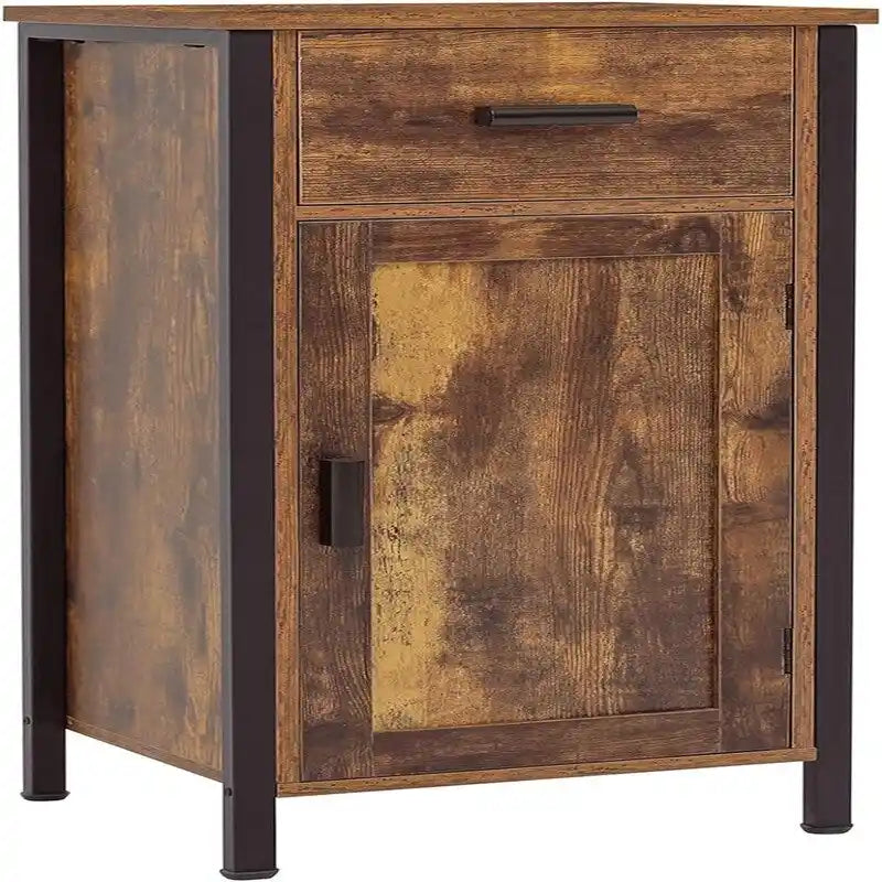 Meuble de rangement au sol étroit avec 1 porte et 1 tiroir - 11,8P x 13,8L x 31,5H