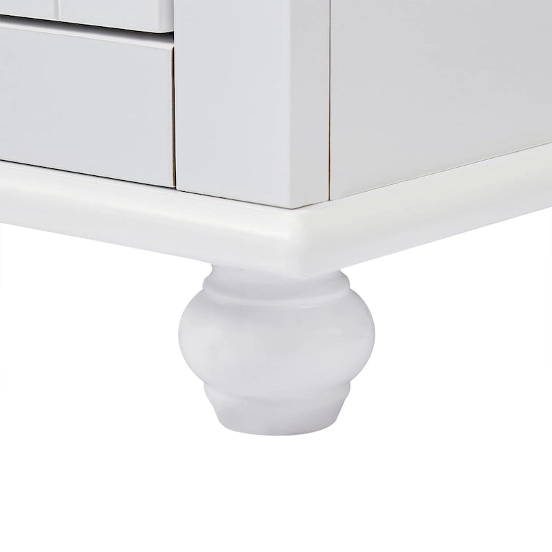 Armoire haute de rangement à deux tiroirs pour salle de bain/bureau