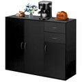 33 Meuble Buffet Vaisselier avec Rangement, Plateau Spacieux, Grands Tiroirs et Étagère Ajustable - Organiseur et Rangement de Cuisine